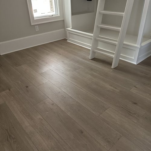 New floors in a bedroom by Marquis Floors in Lilburn, GA