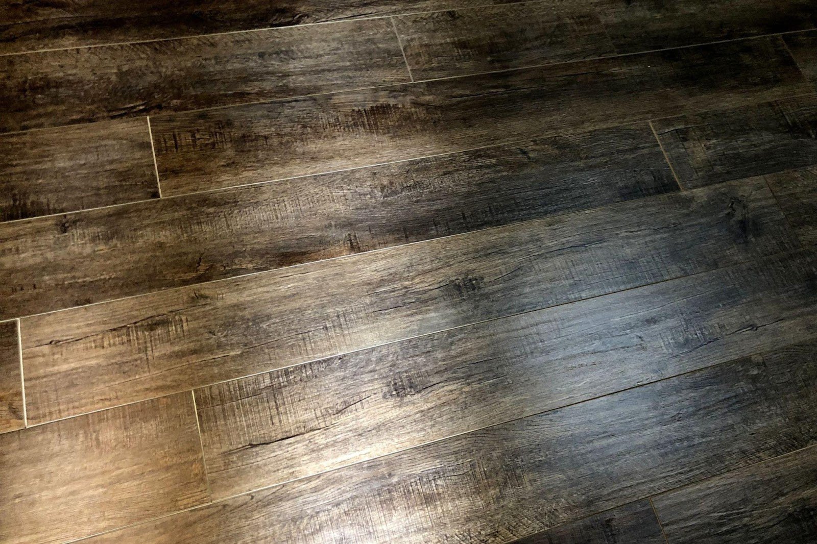 Dark Style of Luxury Vinyl Flooring