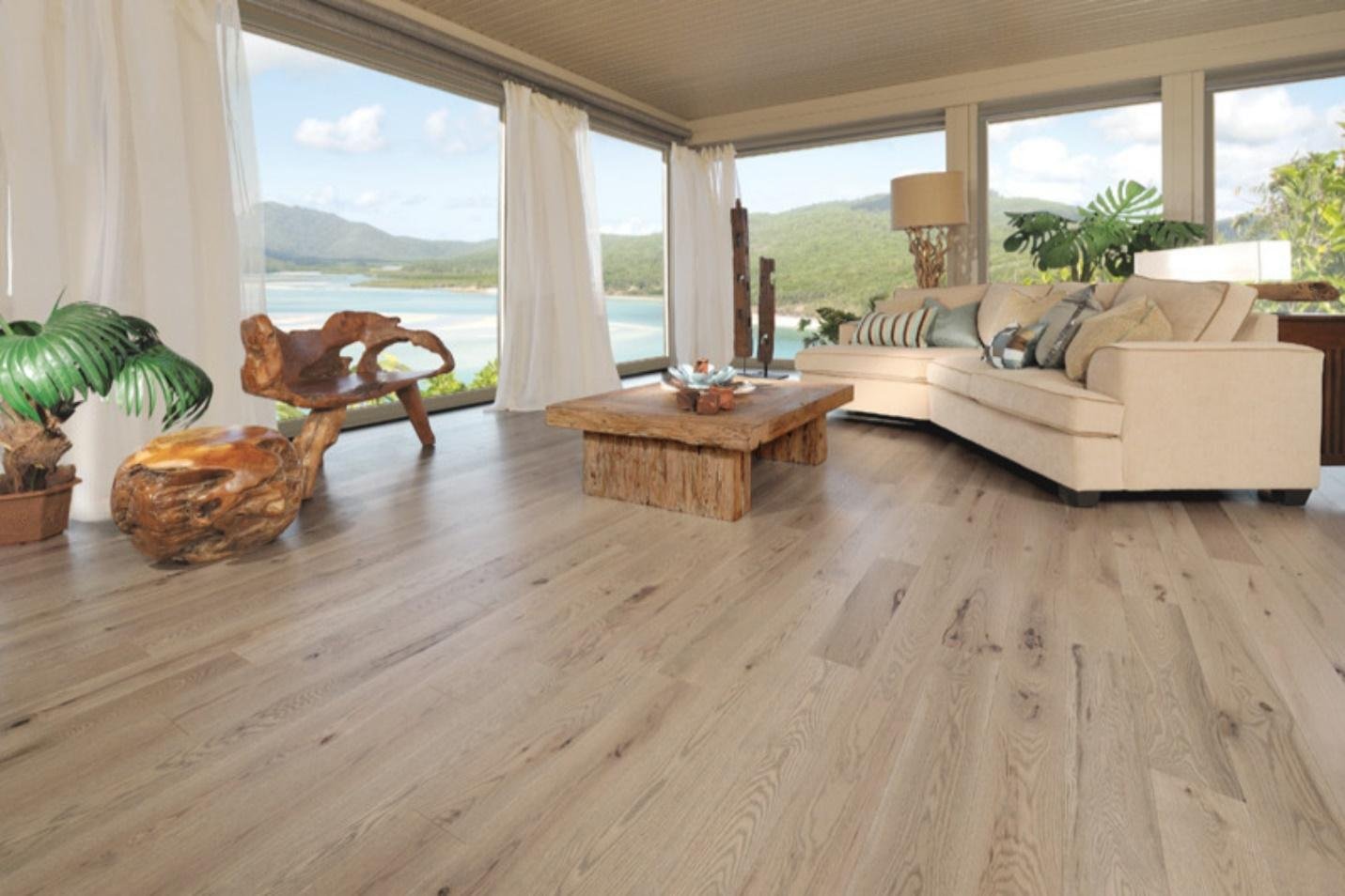 BEACHFRONT HARDWOOD HOME